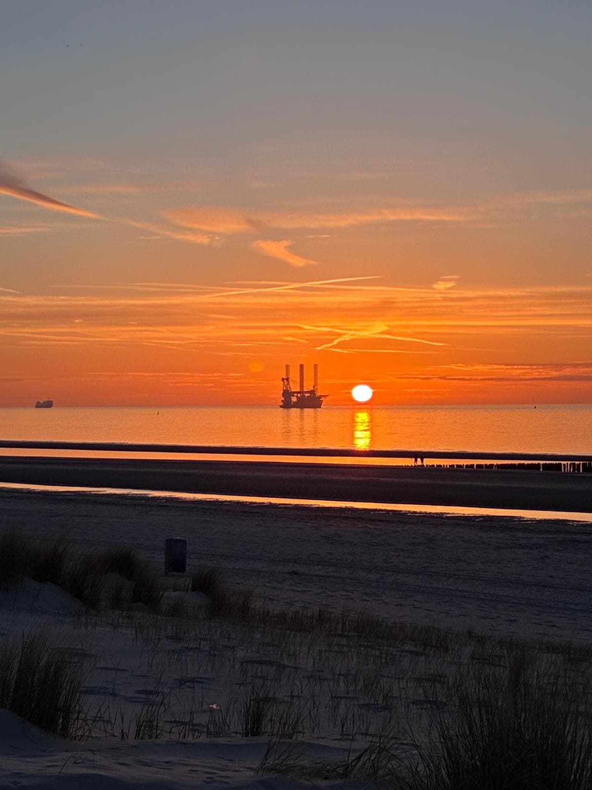 The beach five kilometres from the house