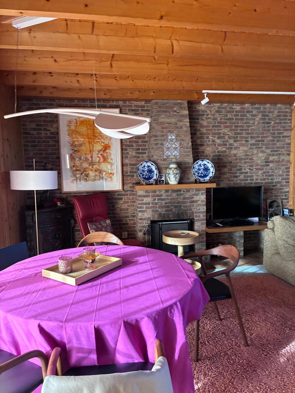 Dining area in the house