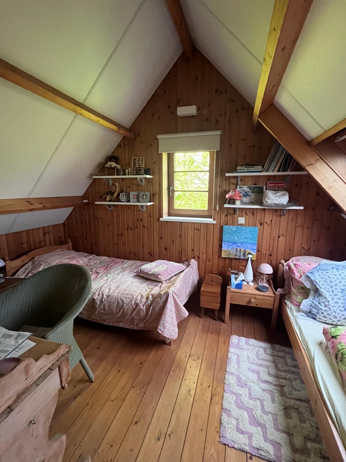 Bedroom with a double bed